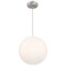 Access Lighting Pearl, Pendant, Brushed Steel Finish, Opal Glass 23944-BS/OPL - alternate 3